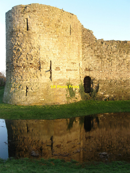 Photo 6"x4" Bastion, Inner Keep, Pevensey Castle Pevensey c2010