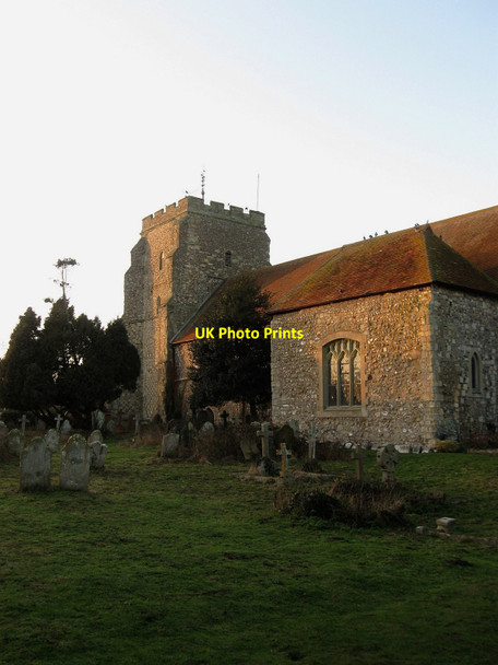 Photo 6"x4" St Mary's Church, Westham Pevensey c2010