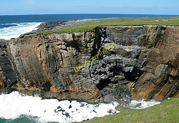 Photo 6"x4" Dyke at Rubha Ghriminis Balmartin c2009