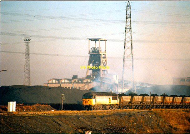 Photo 6"x4" Class 56 departing from Hawthorn Colliery South Hetton c1989