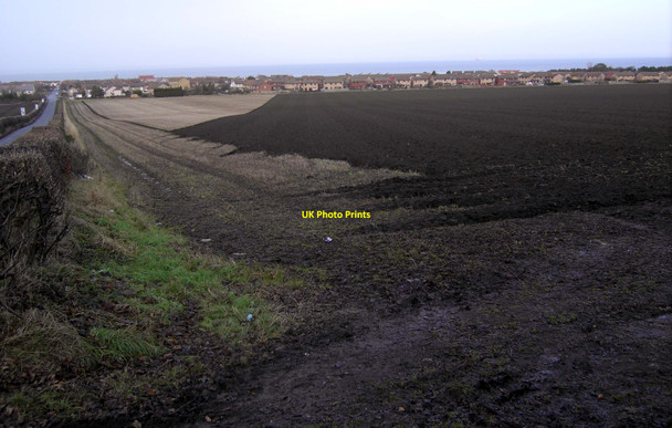 Photo 6"x4" Ploughed Fields at Seton Cockenzie and Port Seton c2010