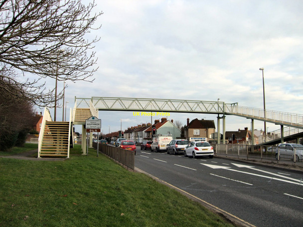 Photo 6"x4" Footbridge over Old Shoreham Road Southwick\/TQ2405 c2010