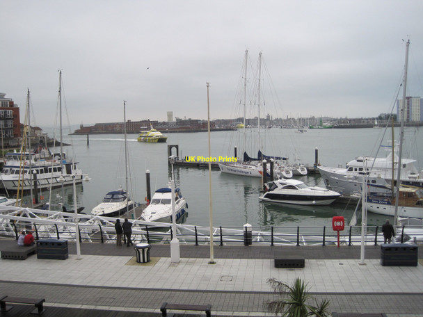 Photo 6"x4" Gunwharf Quays Marina, Portsmouth Newtown\/SZ6199 c2010