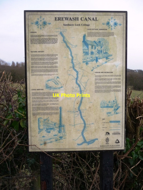 Photo 6"x4" Heritage interpretation panel, by Sandiacre Lock Long Eaton c2010