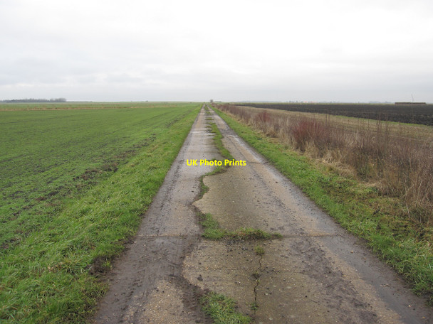 Photo 6"x4" Normoor Drove Doddington\/TL3990 c2010