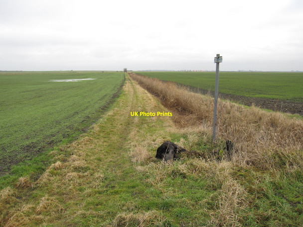 Photo 6"x4" Footpath to Doddington Doddington\/TL3990 c2010
