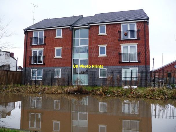 Photo 6"x4" Canalside flats on Bridge Street Long Eaton c2010