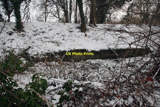Photo 6"x4" Sunken Pathway Wallingford c2010