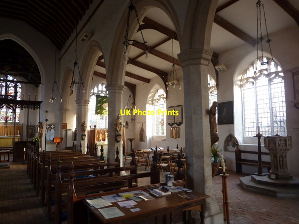 Photo 6"x4" Inside St Mary's Church Erpingham c2010