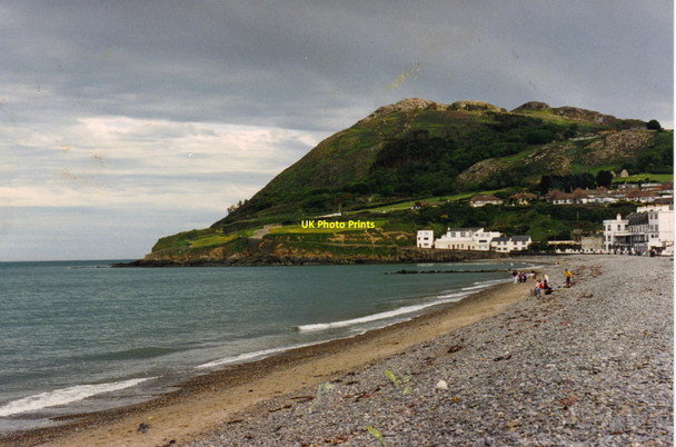 Photo 6"x4" Bray beach with Bray Head beyond Bray\/O2618 c1996