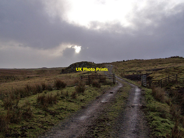 Photo 6"x4" Farm track towards Upper Feorlig Glen Heysdal c2010