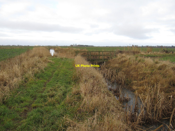 Photo 6"x4" Footbridge on Benson's Fen Doddington\/TL3990 c2010