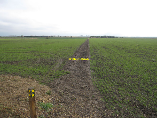 Photo 6"x4" Footpath to Block Fen Doddington\/TL3990 c2010