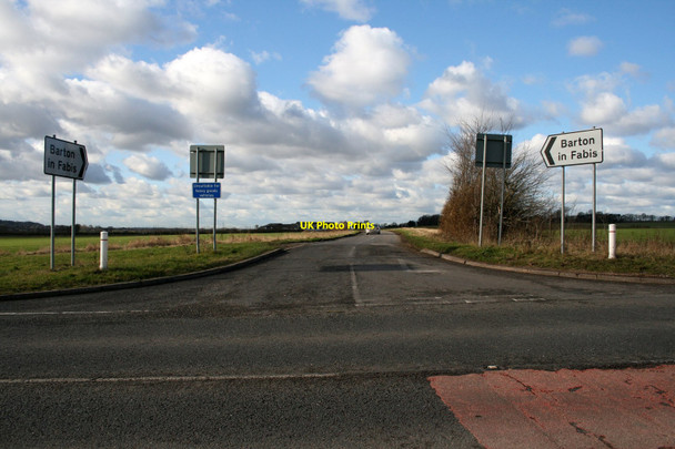 Photo 6"x4" The end of Barton Lane Barton in Fabis c2010
