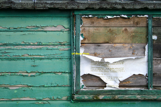 Photo 6"x4" Old shed window Gotham\/SK5330 c2010