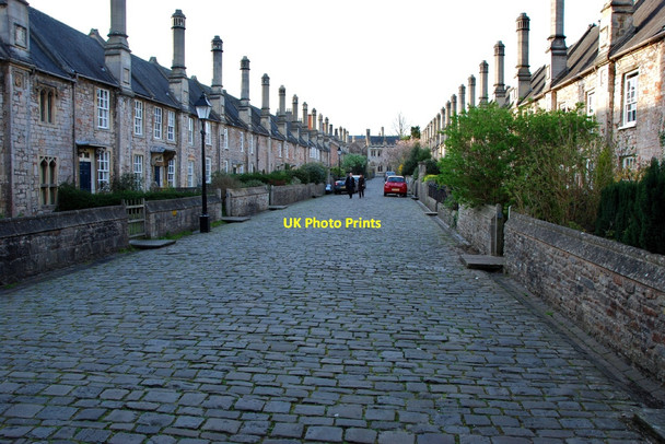 Photo 6"x4" Wells: Vicars Close Wells c2007
