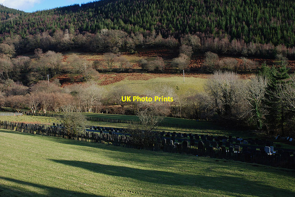 Photo 6"x4" Corris cemetery Corris c2010