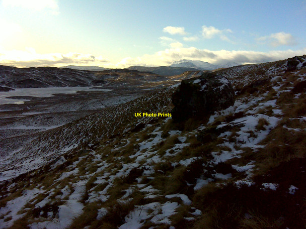 Photo 6"x4" A Rock Beinn nan Imirean c2010
