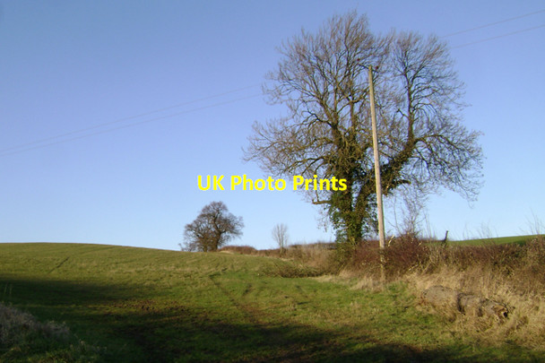 Photo 6"x4" Hillside above Lower Grange Cubbington c2010