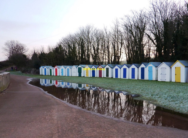 Photo 6"x4" Beach huts, Broadsands Beach, near Churston Broadsands c2010