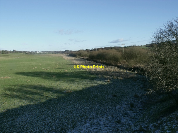 Photo 6"x4" The long straight ditch Banton\/NS7579 c2010