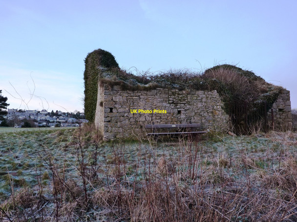 Photo 6"x4" Ruined Building, Public Golf Course, near Elberry Cove Broadsands c2010
