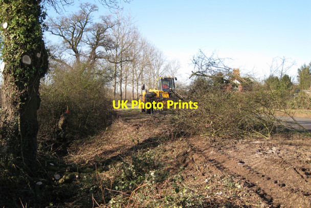 Photo 6"x4" Hedge-cutting, Offchurch Road Campion Hills c2010