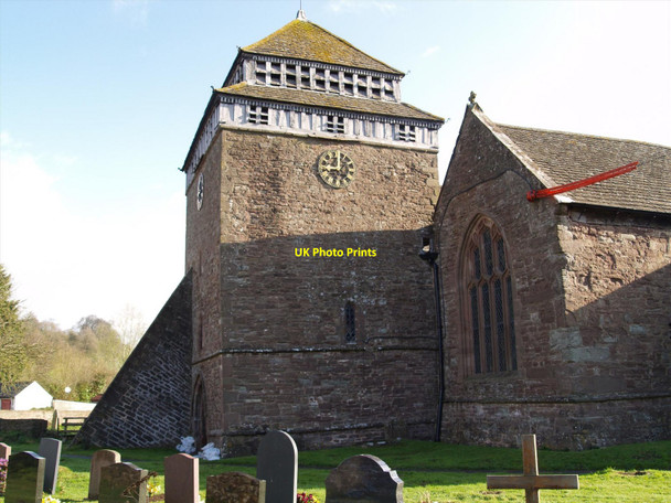 Photo 6"x4" Skenfrith church Skenfrith c2009