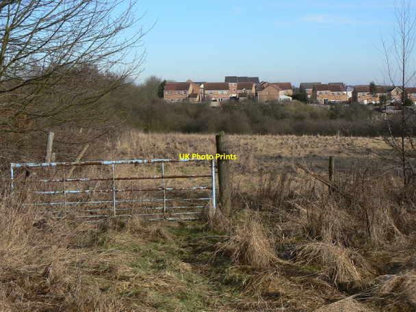 Photo 6"x4" View towards Upper Pleasley Moorhaigh c2010