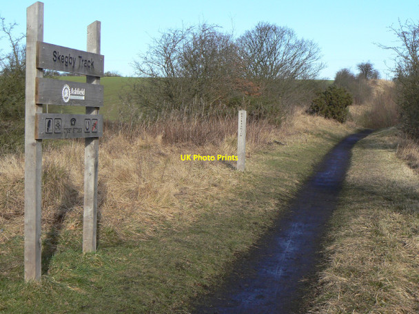 Photo 6"x4" Skegby Track Moorhaigh c2010 P1