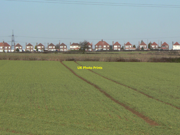 Photo 6"x4" Landscape with ribbon development New Houghton\/SK4965 c2010