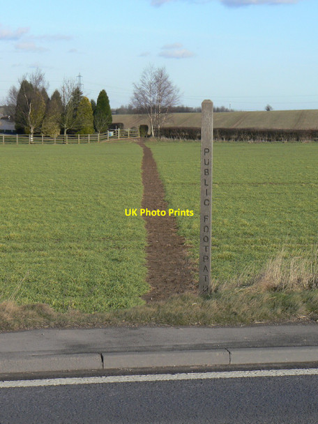 Photo 6"x4" Footpath to Stony Houghton New Houghton\/SK4965 c2010