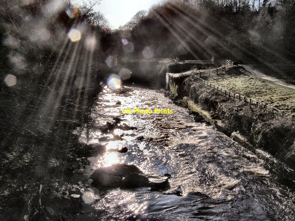 Photo 6"x4" River Etherow Lane Ends\/SJ9790 c2010