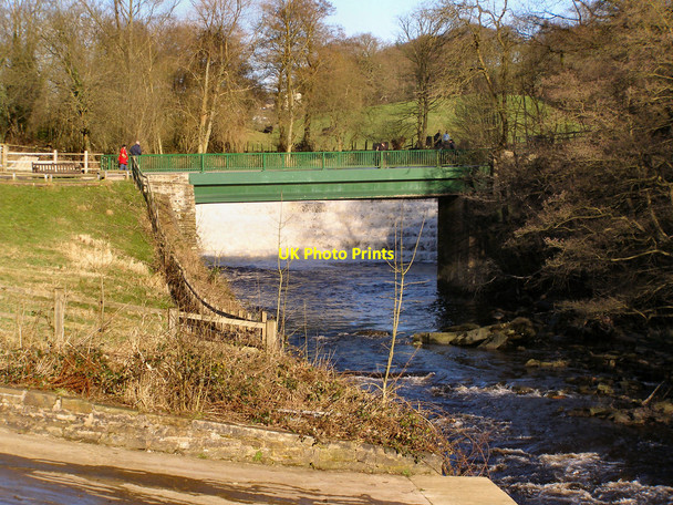 Photo 6"x4" River Etherow, bridge and weir Lane Ends\/SJ9790 c2010