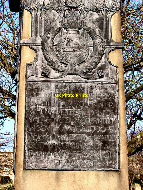 Photo 6"x4" Lancashire Fusiliers War Memorial (detail) Bury\/SD8010 c2010
