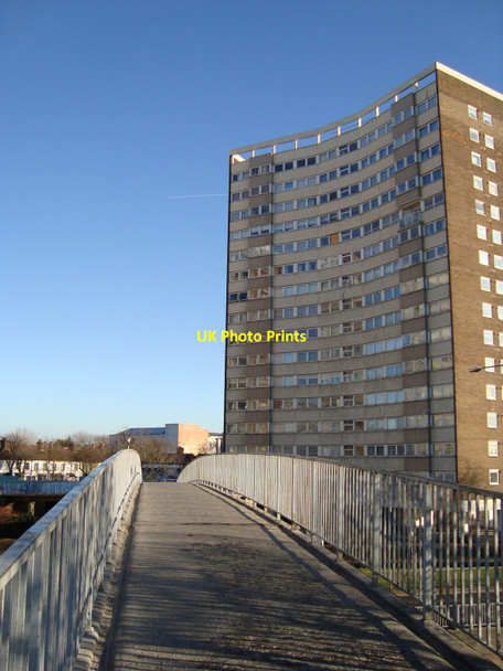 Photo 6"x4" Footbridge over the A13, Queensway Southend-on-Sea c2010