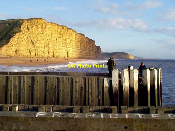 Photo 6"x4" West Bay:  The Old Piers Bridport c1998