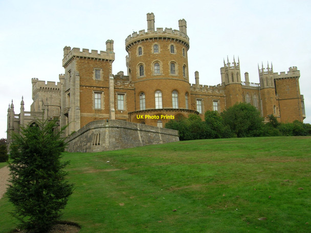 Photo 6"x4" Belvoir Castle - Rear View Belvoir c2007