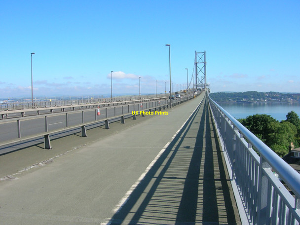Photo 6"x4" Cycle Path, Forth Road Bridge Queensferry\/NT1278 c2007
