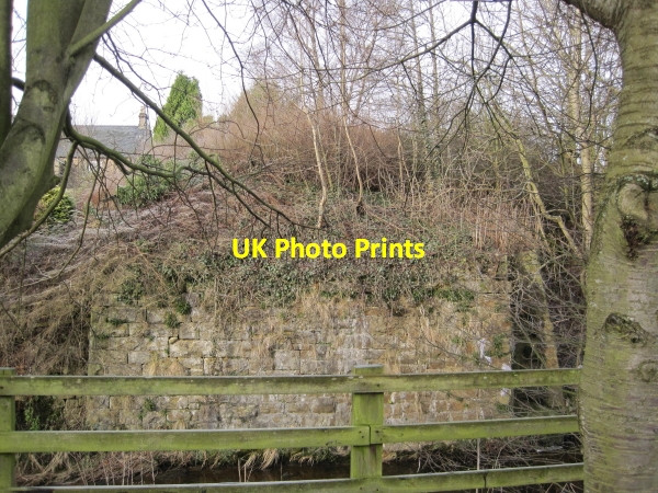 Photo 6"x4" Demolished Railway Bridge for the Border Counties Railway Bellingham\/NY8383 c2010