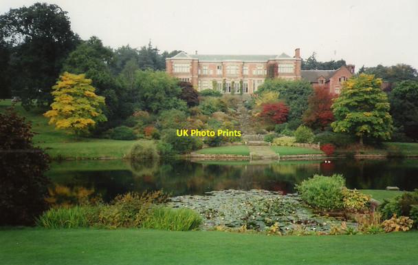 Photo 6"x4" Hodnet Hall : the House and Lake Hodnet c1989