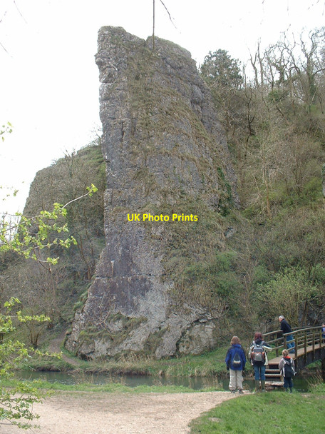 Photo 6"x4" Ilam Rock Milldale c2005