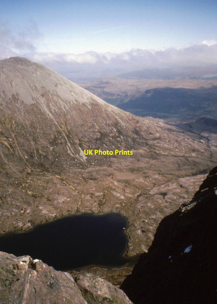 Photo 6"x4" View between the crags of Sail Liath Sail Liath c1991
