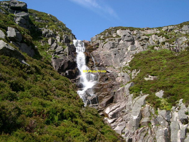 Photo 6"x4" Falls of the Glasallt Monelpie Moss c2003