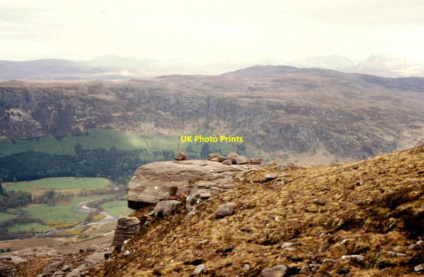 Photo 6"x4" Perched boulders above Dundonnell Dundonnell c1991