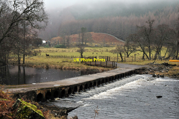 Photo 6"x4" Irish bridge over the river Cannich Cannich c2010