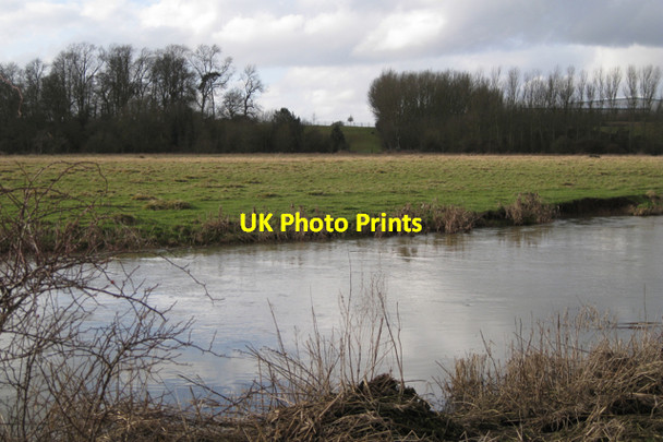 Photo 6"x4" Flood meadow by the Avon Bubbenhall c2010