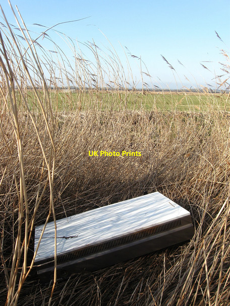Photo 6"x4" Fly Tipping on Sluice Lane Beachlands c2010