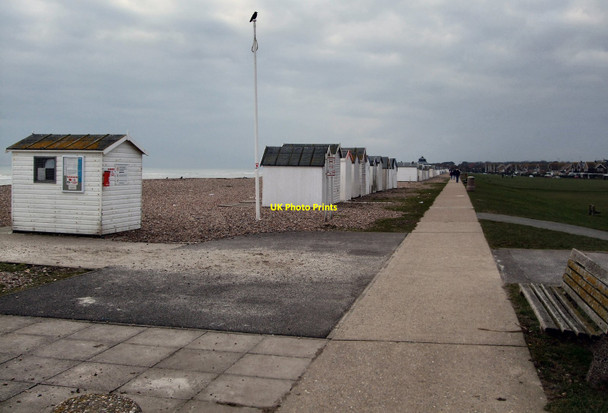 Photo 6"x4" Beach Huts at Goring Worthing\/TQ1303 c2010