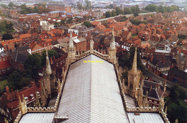 Photo 6"x4" View East from York Minster York\/SE5951 c1987